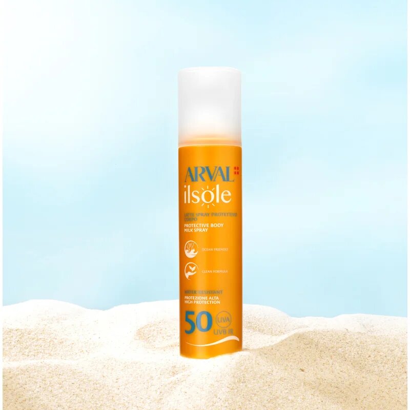 Arval IlSole Protective Body Milk Spray SPF 50 zaščitni losjon za telo v pršilu 200 ml