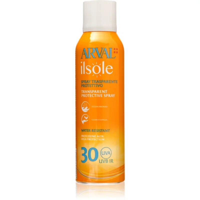 Arval IlSole Transparent Protective Spray SPF 30 krema za sončenje v pršilu SPF 30 200 ml