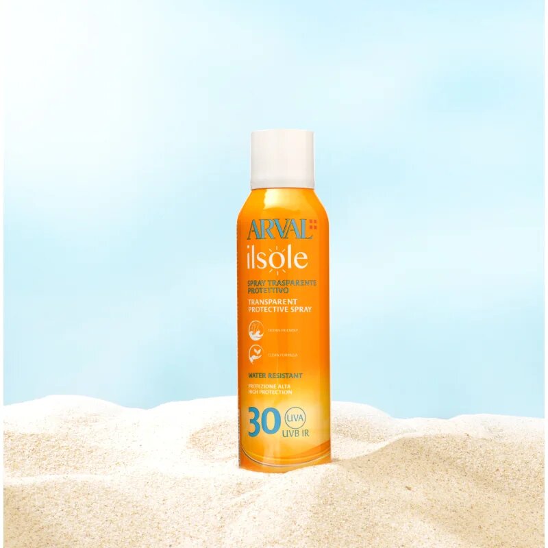 Arval IlSole Transparent Protective Spray SPF 30 krema za sončenje v pršilu SPF 30 200 ml