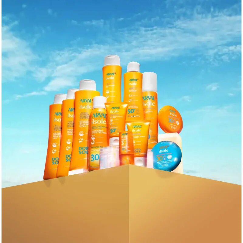 Arval IlSole Transparent Protective Spray SPF 30 krema za sončenje v pršilu SPF 30 200 ml