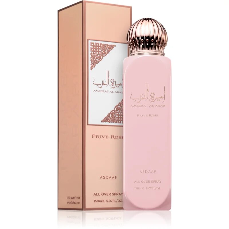 Asdaaf Ameerat Al Arab Prive Rose pršilo za telo za ženske 150 ml