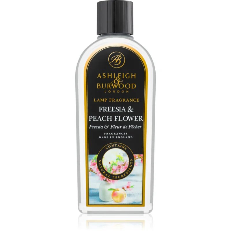 Ashleigh & Burwood London Lamp Fragrance Freesia & Peach Flower nadomestno polnilo za katalitično svetilko 500 ml