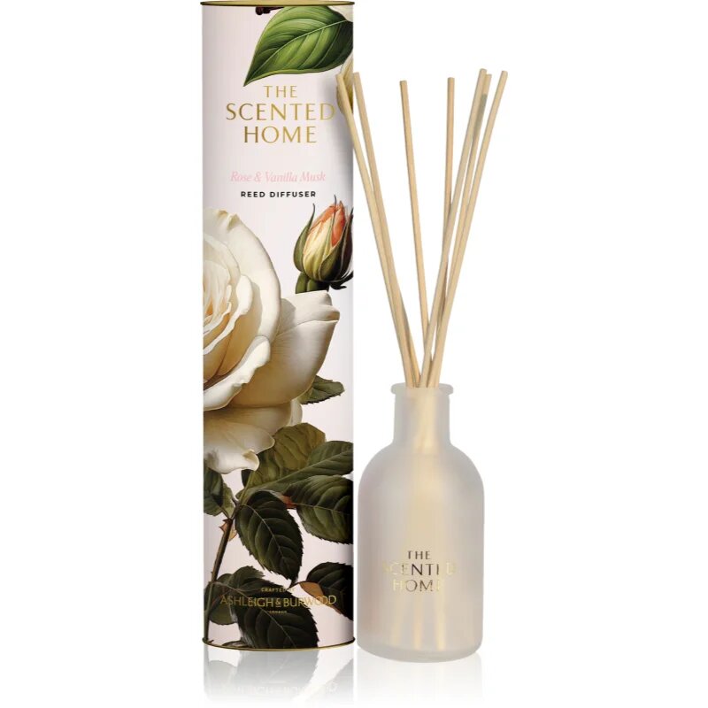 Ashleigh & Burwood London Rose & Vanilla Musk aroma difuzor s polnilom 150 ml
