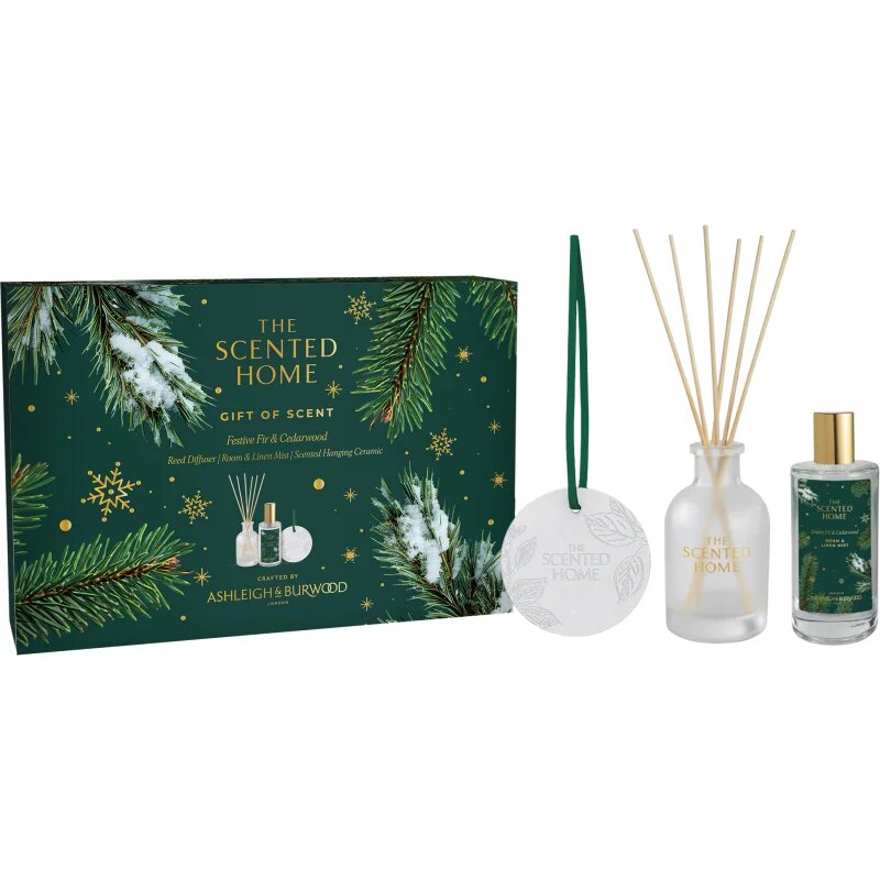 Ashleigh & Burwood London The Scented Home Festive Fir & Cedarwood darilni set 1 kos