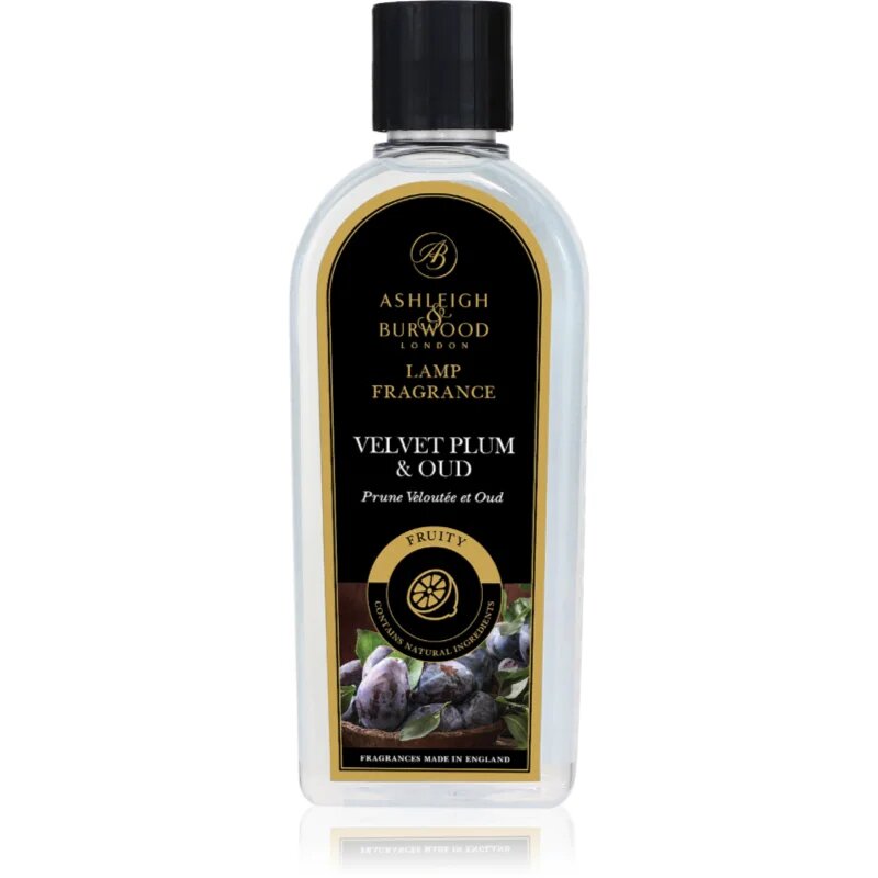 Ashleigh & Burwood London Velvet Plum & Oud nadomestno polnilo za katalitično svetilko 500 ml