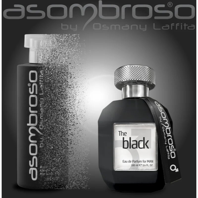 Asombroso by Osmany Laffita The Black for Man parfumska voda za moške 100 ml