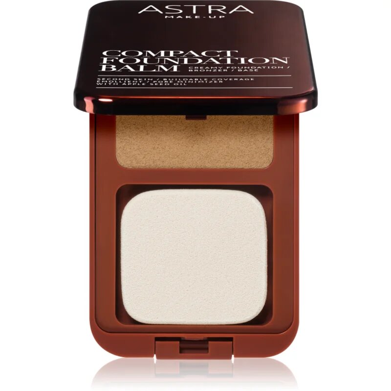 Astra Make-up Compact Foundation Balm kremni kompaktni make-up odtenek 04 Medium 75 g