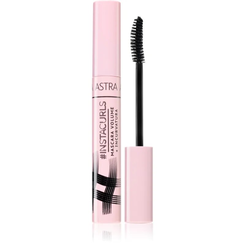 Astra Make-up #INSTACURLS maskara za volumen in privihanje trepalnic odtenek Black 10 ml