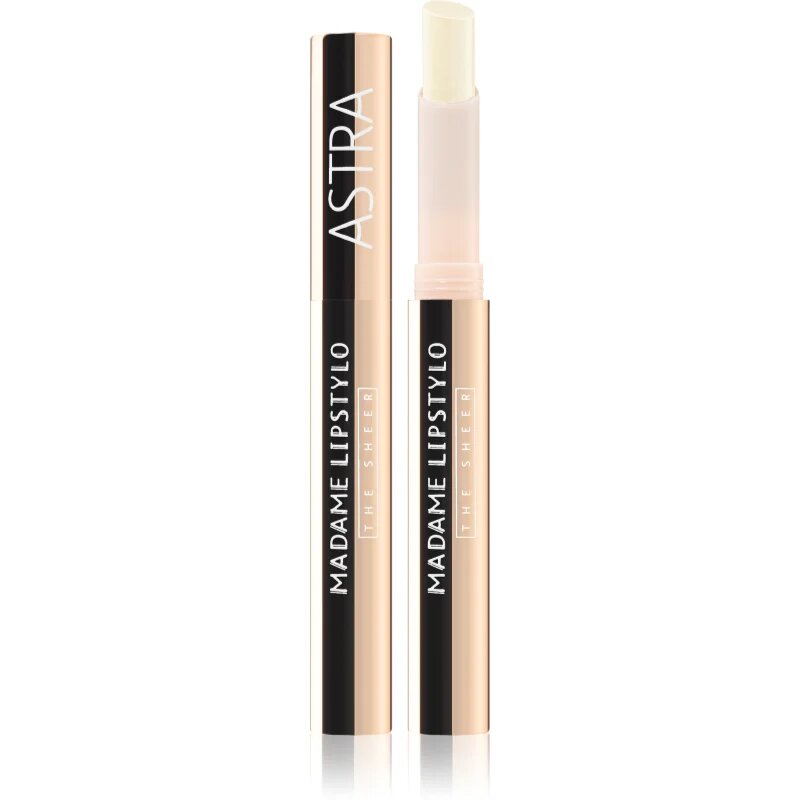 Astra Make-up Madame Lipstylo The Sheer šminka z bleščečim finišem za volumen ustnic odtenek 01 Cliché Couture 2 g