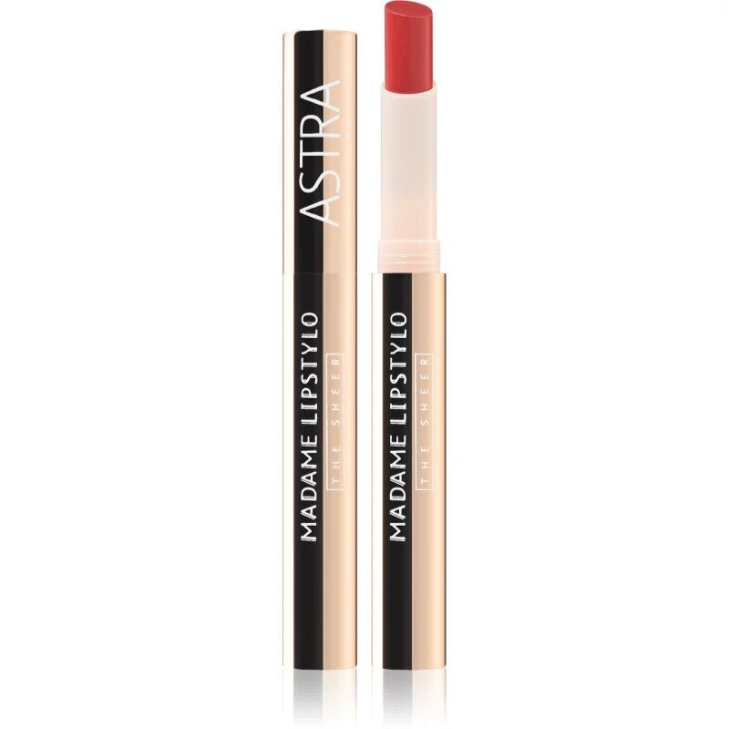 Astra Make-up Madame Lipstylo The Sheer šminka z bleščečim finišem za volumen ustnic odtenek 05 Jolie Coco 2 g
