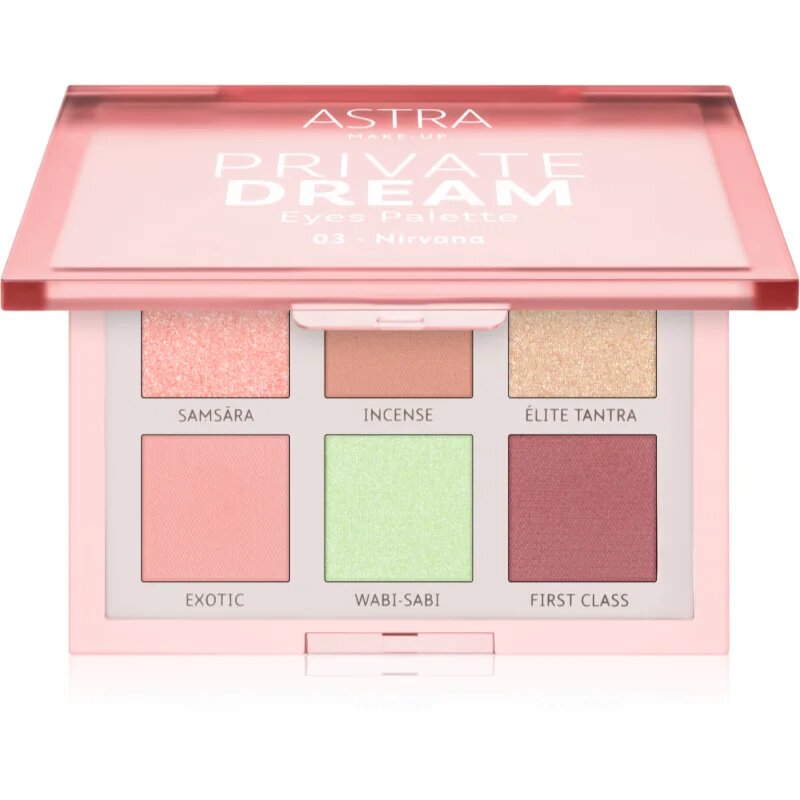 Astra Make-up Private Dream Palette paleta senčil za oči odtenek 03 - Nirvana 1 kos