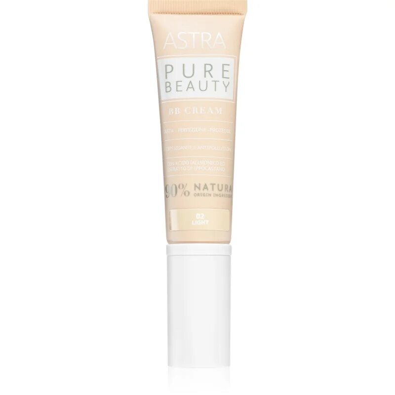 Astra Make-up Pure Beauty BB Cream vlažilna BB krema odtenek 02 Light 30 ml