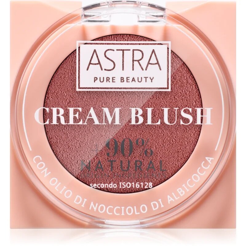 Astra Make-up Pure Beauty Cream Blush kremasto rdečilo odtenek 01 Oasis 2.8 g