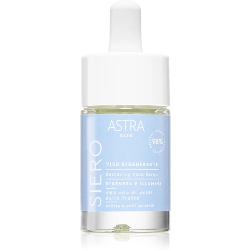 Astra Make-up Skin gladilni eksfoliacijski serum za regeneracijo obraza 15 ml
