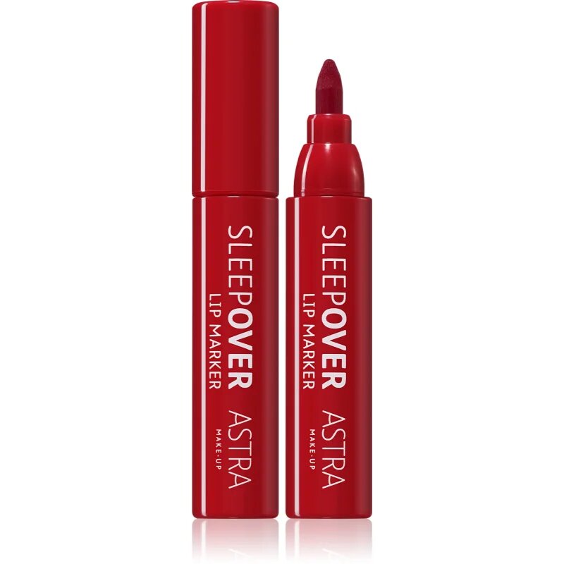 Astra Make-up SLEEPOVER LIP MARKER flomaster za ustnice odtenek 0004 MIDNIGHT SNACK 3 ml