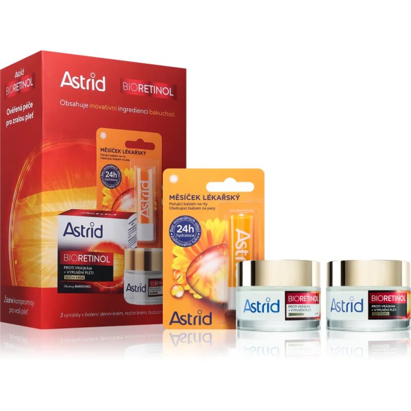 Astrid Bioretinol darilni set za popolno polt