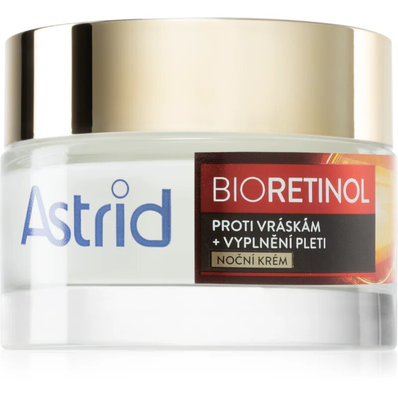 Astrid Bioretinol vlažilna nočna krema proti gubam z retinolom 50 ml