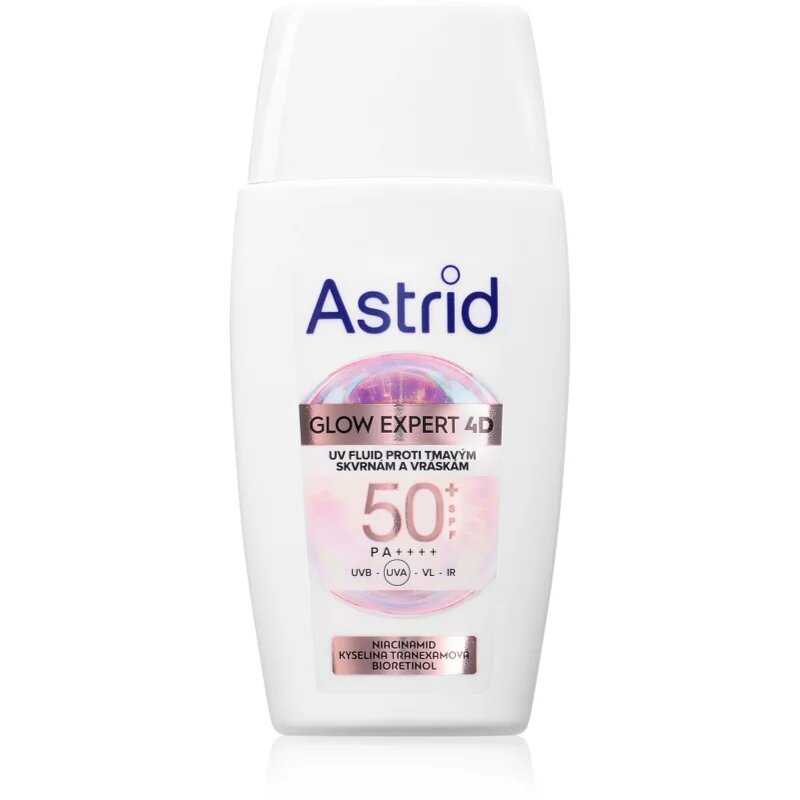 Astrid Glow Expert ultra lahek fluid proti temnim madežem 50 ml