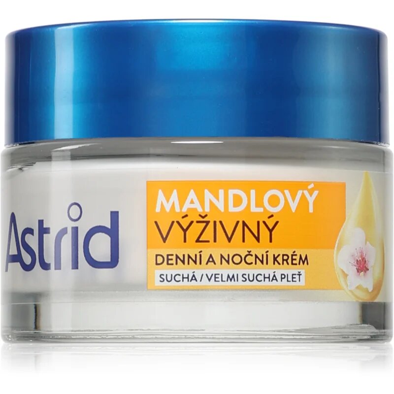 Astrid Nutri Skin hranilna mandljeva krema za suho do zelo suho kožo 50 ml
