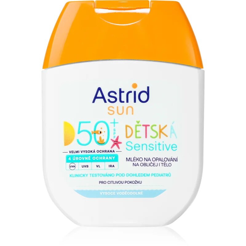 Astrid Sun mleko za otroke za sončenje SPF 50+ 60 ml