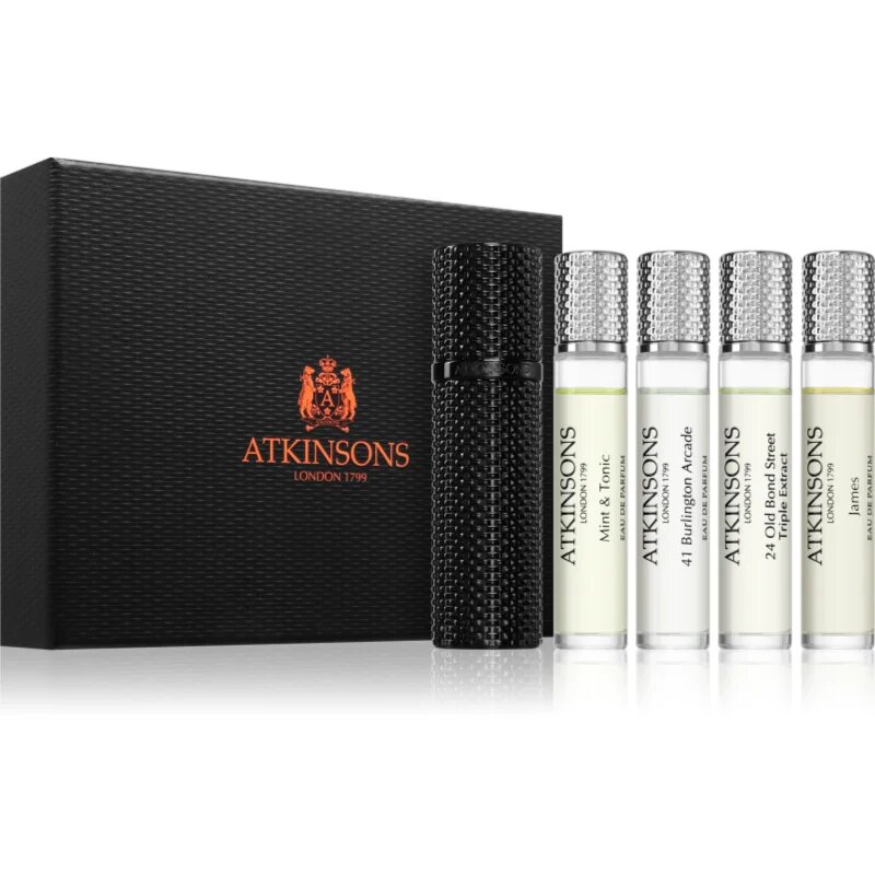 Atkinsons Black Intense Travel Set Potovalni set uniseks 1 kos