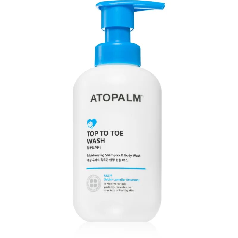ATOPALM MLE Cleansing gel za umivanje las in telesa za občutljivo kožo 300 ml