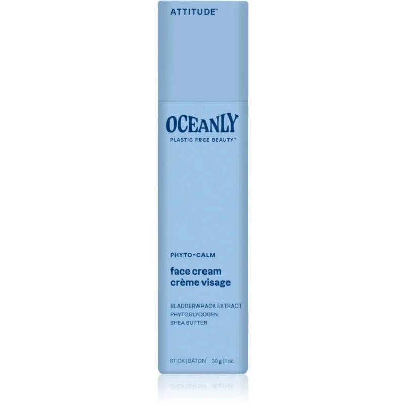 Attitude Oceanly Face Cream pomirjajoča trda krema za občutljivo kožo 30 g