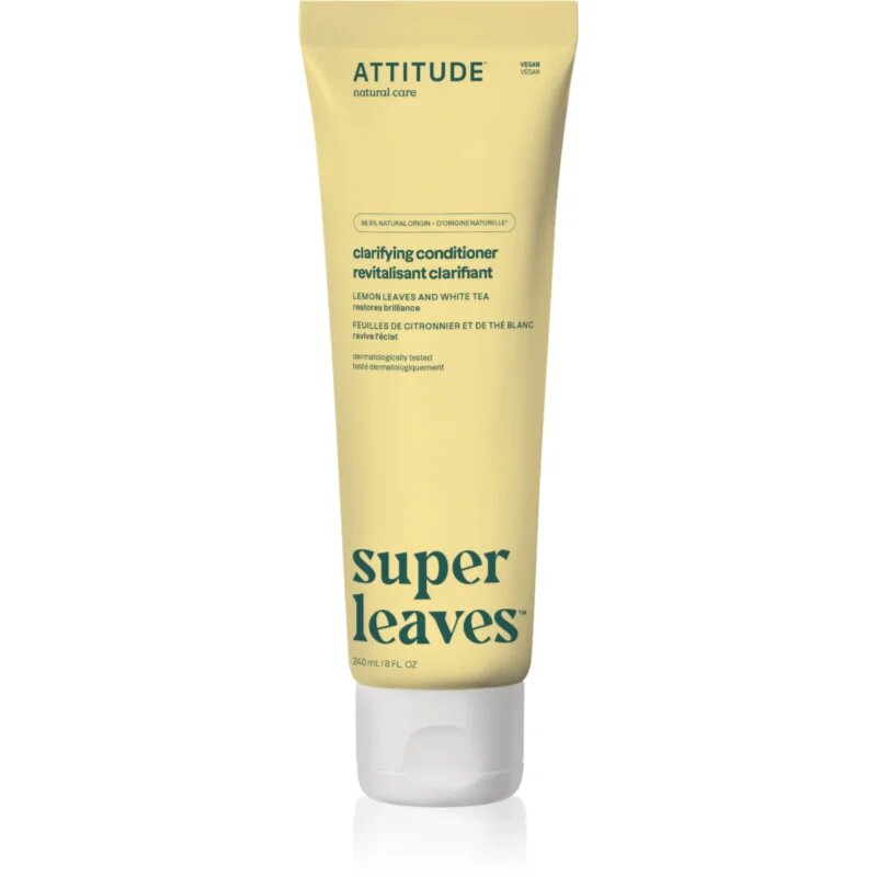 Attitude Super Leaves Brightening Conditioner balzam za sijaj Citrus Leaves and White Tea 240 ml