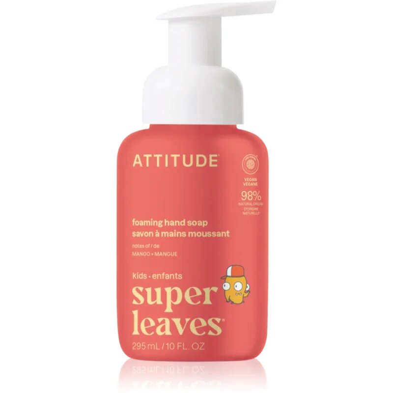 Attitude Super Leaves Kids penasto milo za roke z vonjem manga 295 ml