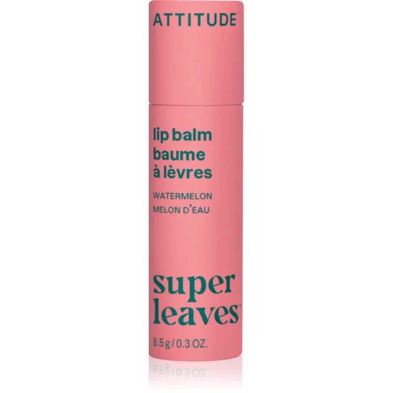 Attitude Super Leaves Lip Balm balzam za ustnice z vonjem lubenice Watermelon 8.5 g