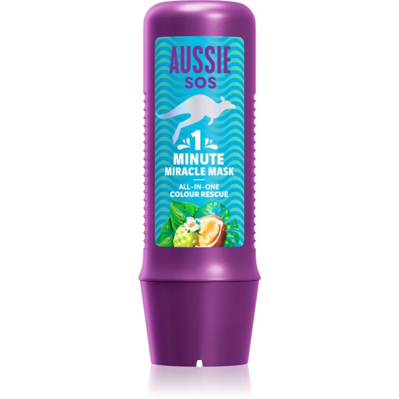 Aussie 1 Minute Miracle Color Rescue negovalna maska za barvane lase 250 ml