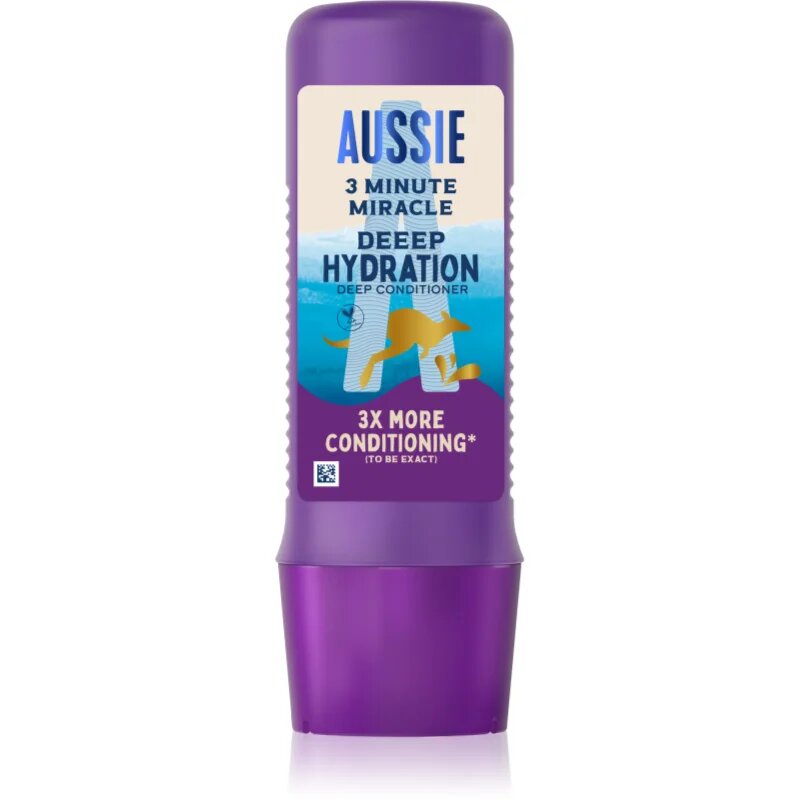 Aussie 3 Minute Miracle Deep Hydration globinsko vlažilni balzam 250 ml