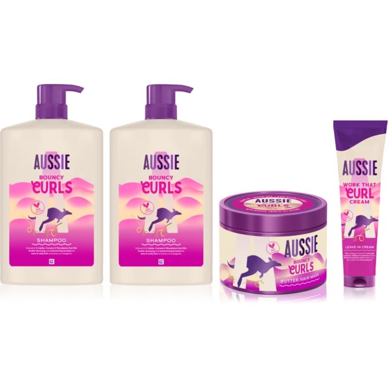 Aussie Bouncy Curls set za valovite in kodraste lase
