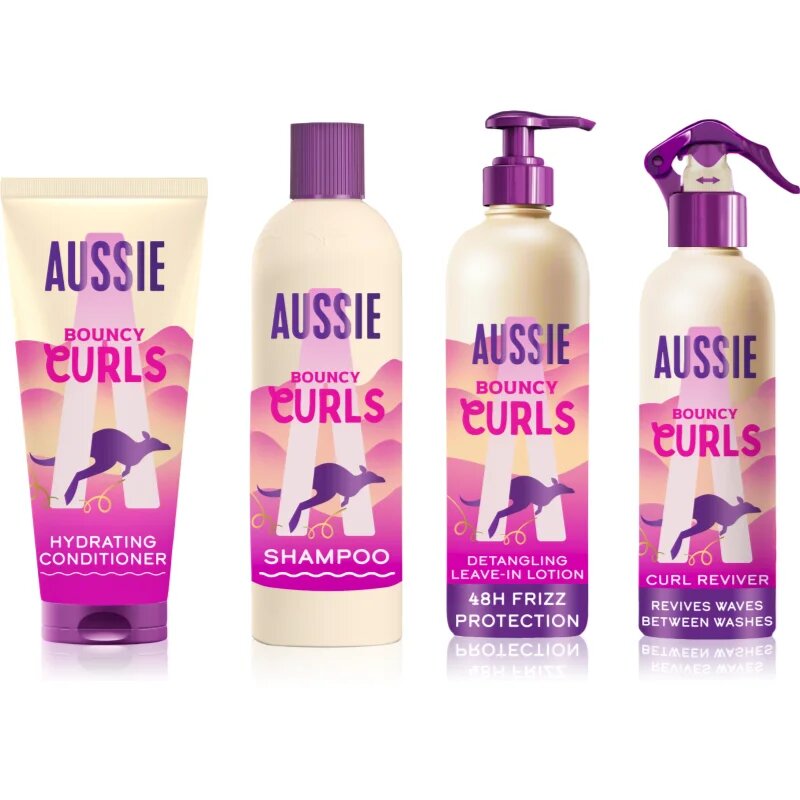 Aussie Bouncy Curls set za valovite lase