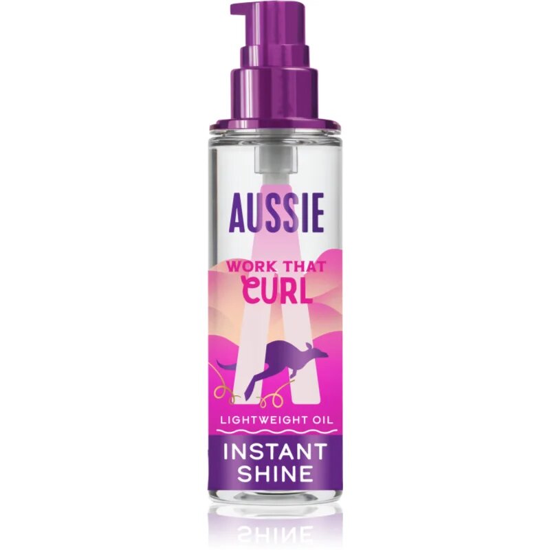 Aussie Bouncy Curls Work That Curl vlažilno in hranilno olje za lase 95 ml