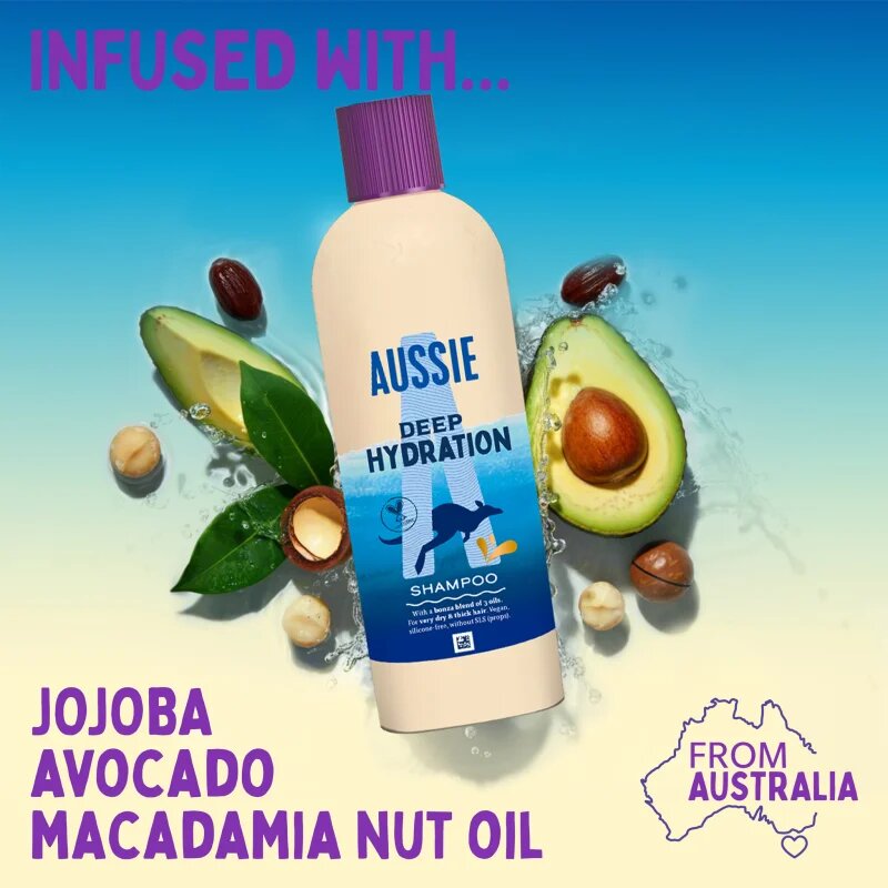 Aussie Deep Hydration Shampoo intenzivno vlažilni šampon 300 ml