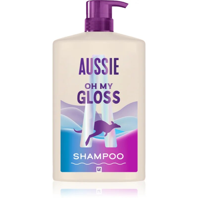 Aussie Oh My Gloss Shampoo šampon za sijaj in mehkobo las 1000 ml