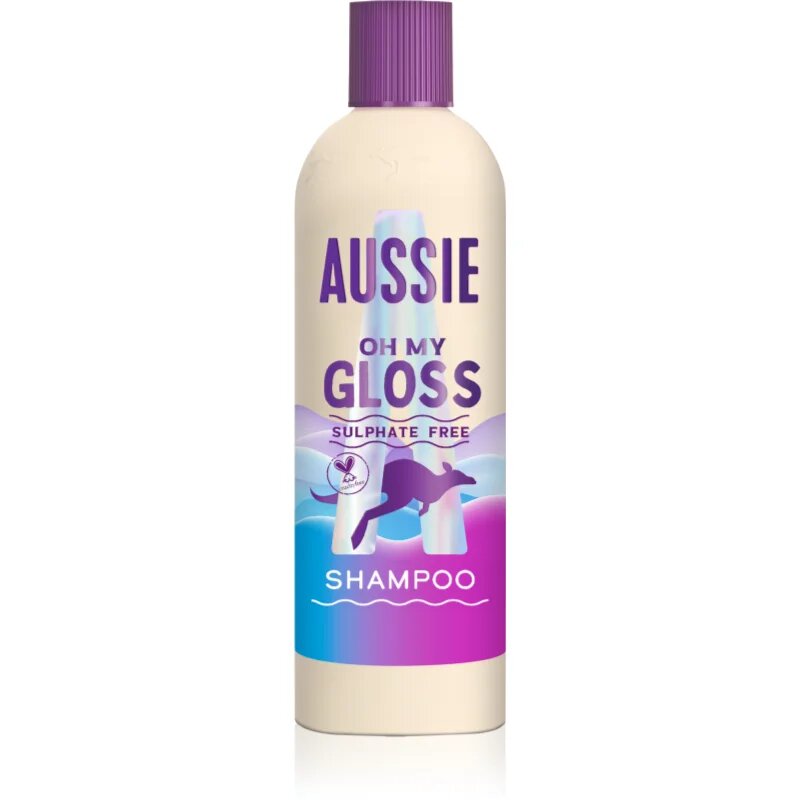 Aussie Oh My Gloss Shampoo šampon za sijaj in mehkobo las 300 ml