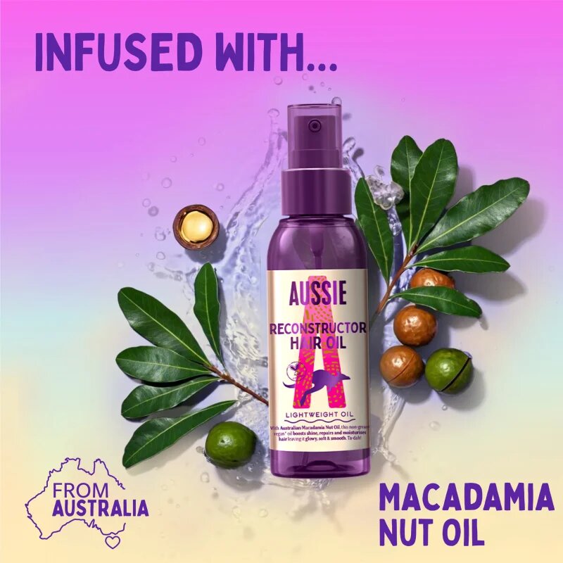 Aussie Reconstructor Hair Oil vlažilno olje za lase 100 ml
