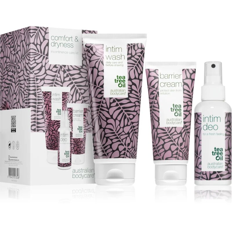 Australian Bodycare Comfort & Dryness darilni set za intimno higieno