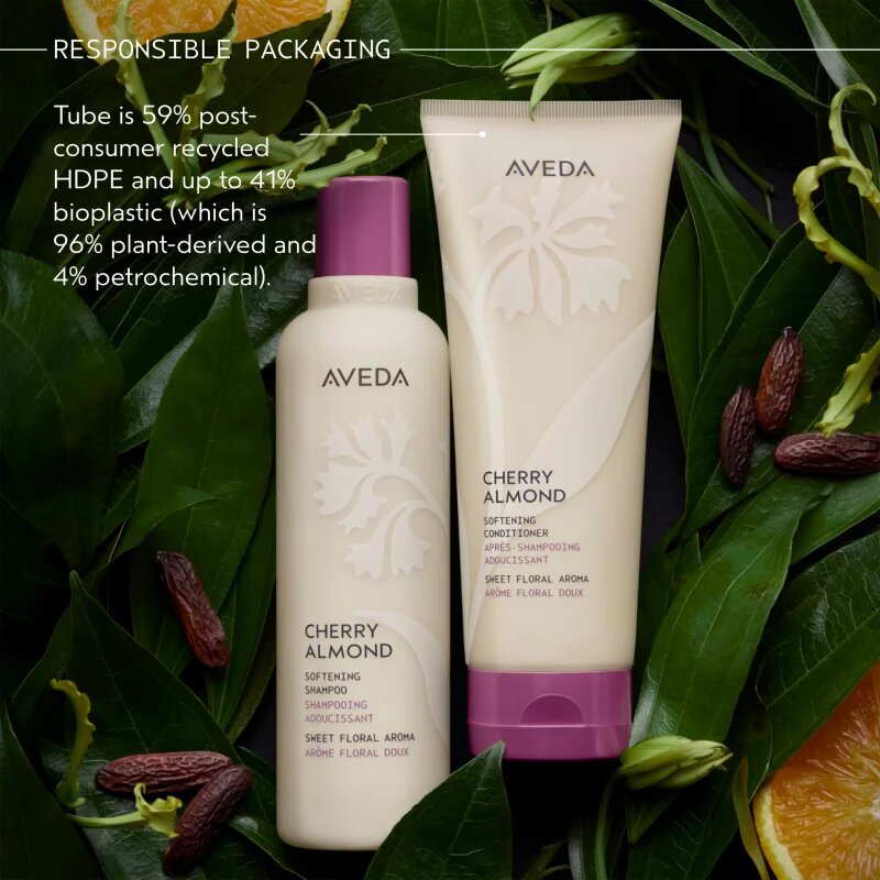 Aveda Cherry Almond Softening Conditioner globinsko hranilni balzam za sijaj in mehkobo las 200 ml