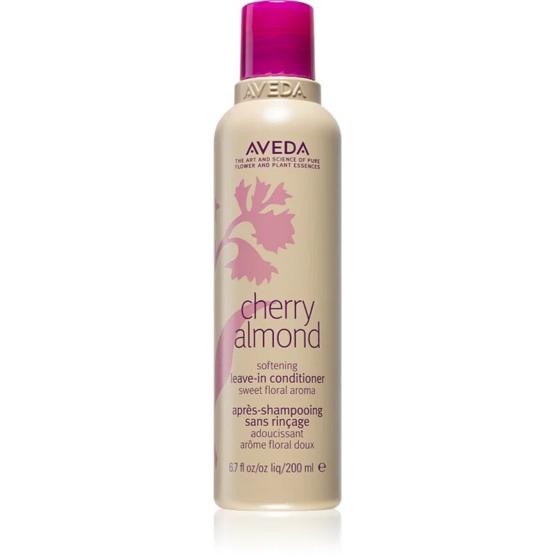 Aveda Cherry Almond Softening Leave-in Conditioner krepilna nega brez spiranja za sijaj in mehkobo las 200 ml