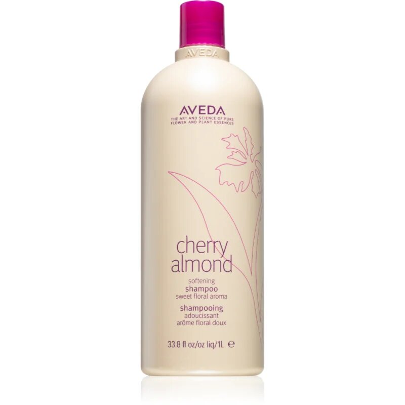 Aveda Cherry Almond Softening Shampoo hranilni šampon za sijaj in mehkobo las 1000 ml