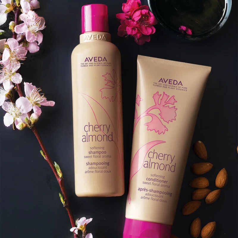 Aveda Cherry Almond Softening Shampoo hranilni šampon za sijaj in mehkobo las 1000 ml