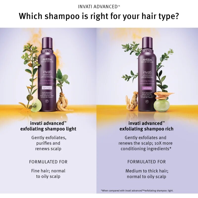 Aveda Invati Advanced™ Exfoliating Rich Shampoo globinsko čistilni šampon s piling učinkom 1000 ml