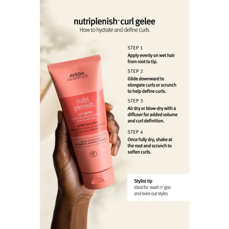 Aveda Nutriplenish™ Curl Gelée vlažilni gel za definicijo valov 200 ml