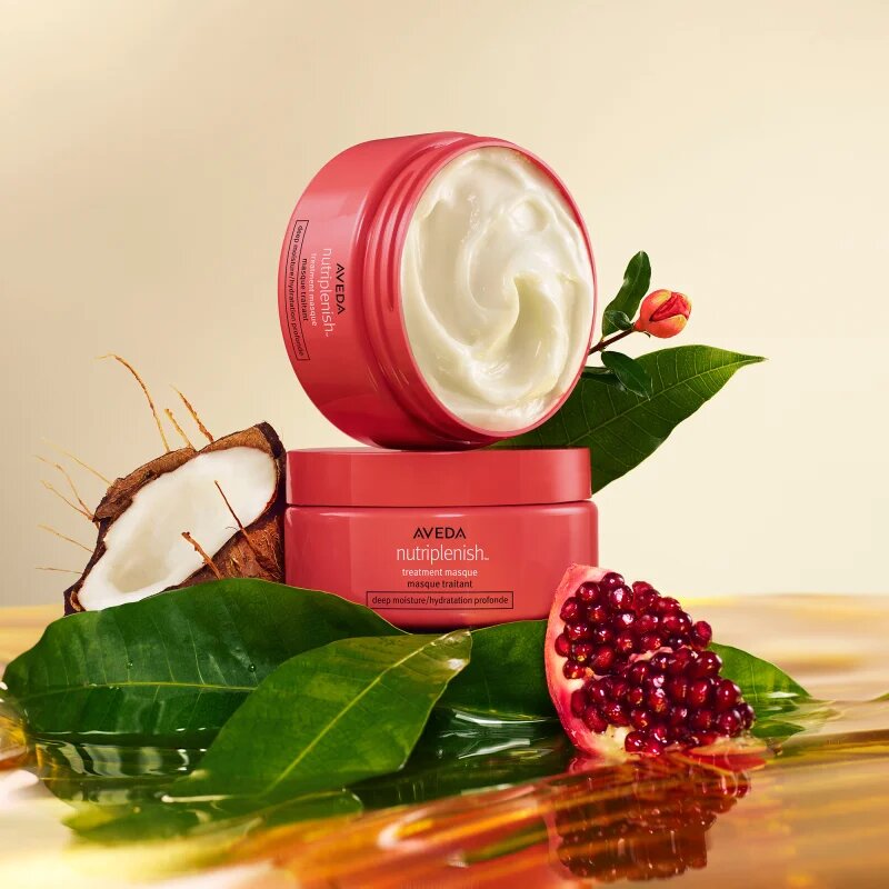 Aveda Nutriplenish™ Masque Deep Moisture globinsko vlažilna maska za suhe konice las 200 ml