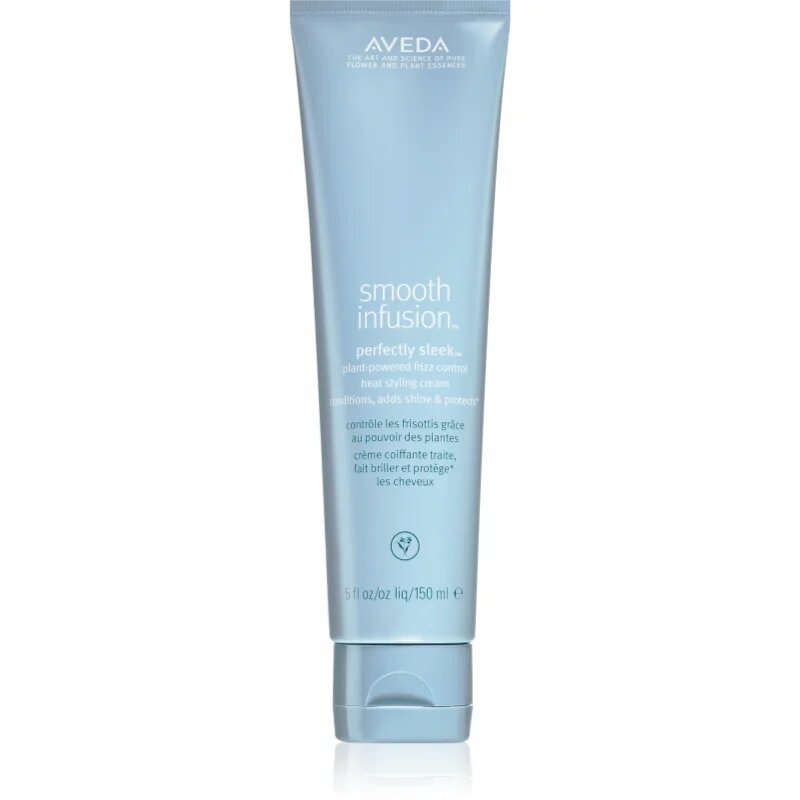 Aveda Smooth Infusion™ Perfectly Sleek™ Heat Styling Cream termo zaščitna krema za gladitev neobvladljivih las proti krepastim lasem 150 ml