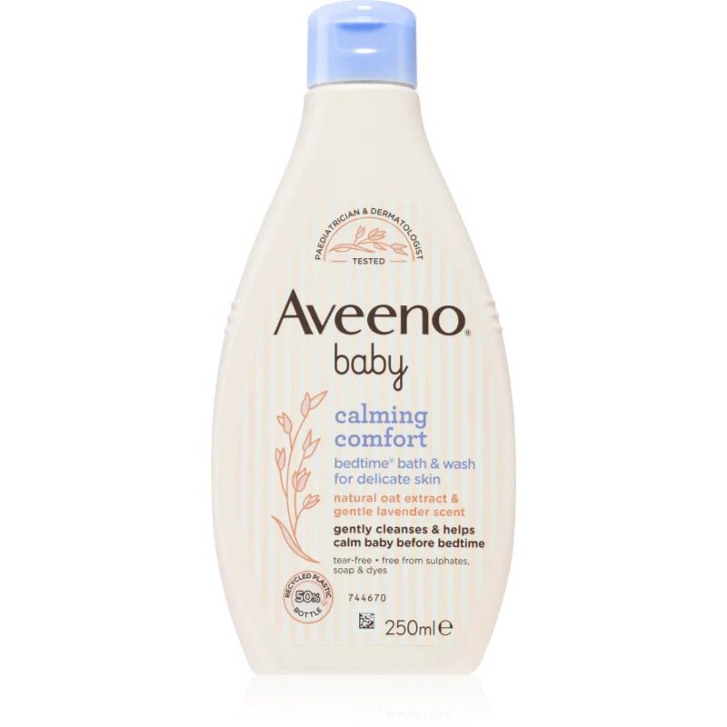 Aveeno Baby Calming Comfort gel za umivanje za dobro spanje za otroško kožo 250 ml
