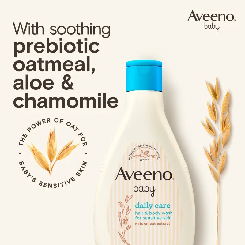 Aveeno Baby Daily Care gel za prhanje in kopanje za otroke 400 ml